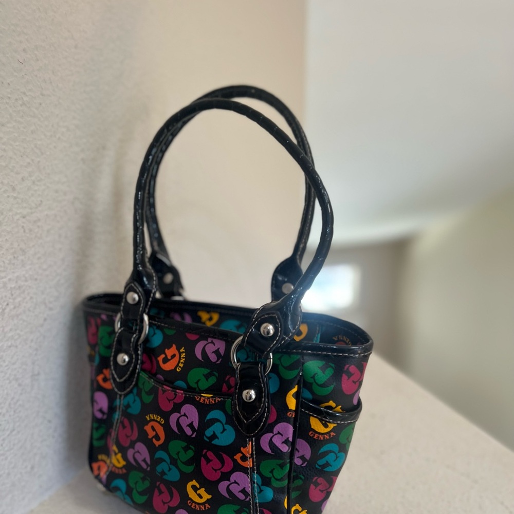Genna by Anna De Rossi multicoloured handbag #y2k #festival tote bag - Picture 7 of 15